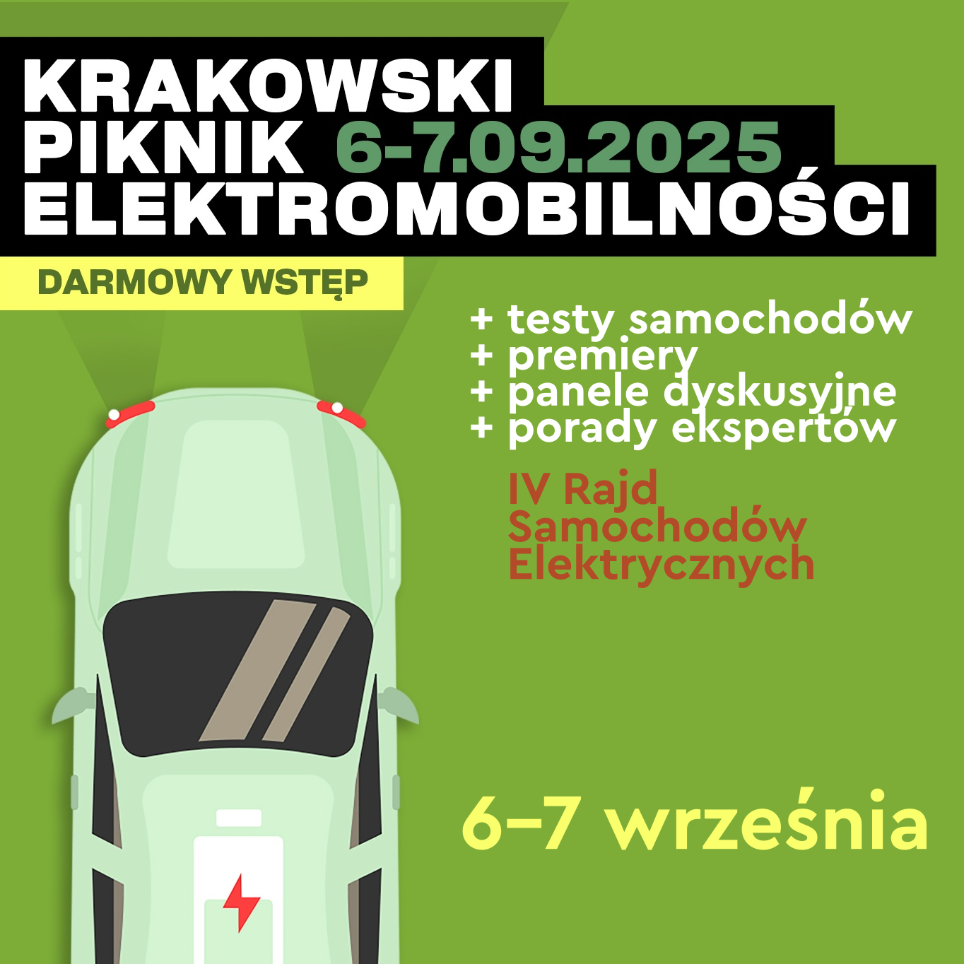 Krakowski Piknik Elektromobilności / 6-7.09
